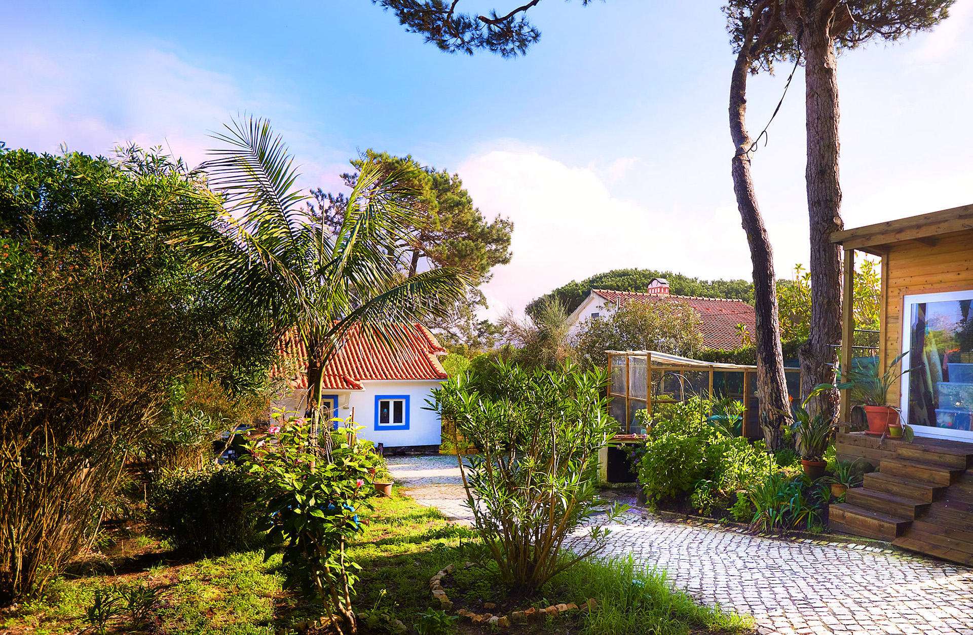 Garden entrance at Retreat Oasis Portugal